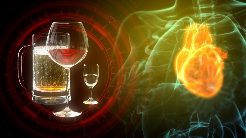 Drinking less alcohol confers cardiovascular benefits among heavy drinkers