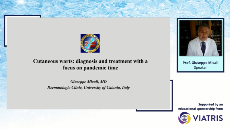 Cutaneous Warts: Diagnosis and treatment with a focus on pandemic time