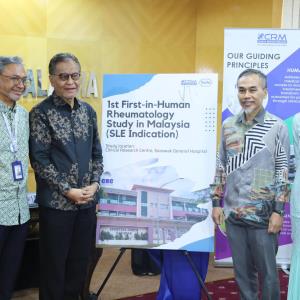 Sarawak General Hospital's Clinical Research Centre is the first site in the Asia-Pacific region for first-in-human clinical
