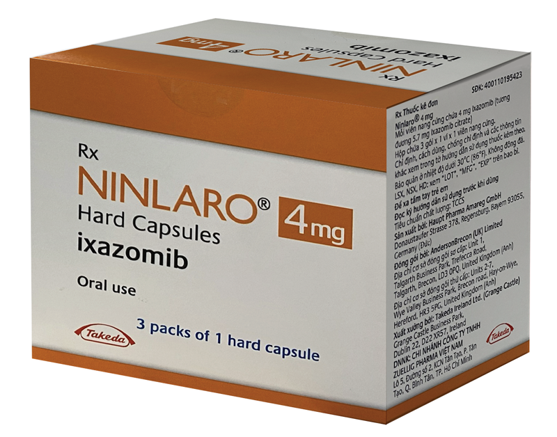 Vi&ecirc;n nang cứng 2,3 mg, 3 mg hoặc 4 mg ixazomib <br />