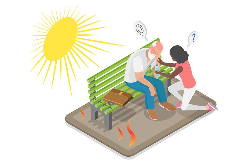 Extreme heat is a health hazard to older people living with Alzheimer's disease and dementia (ADRD), having been associated w