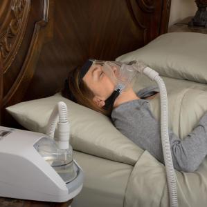 Does wearing mask during sleep affect cardiopulmonary function in OSA?