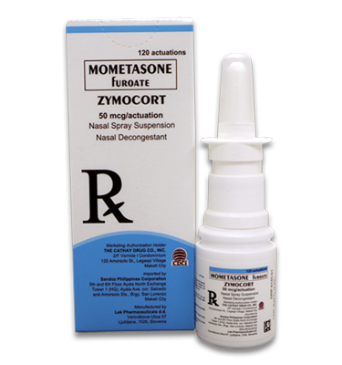 Mometasone furoate nasal spray 50 mcg/actuation